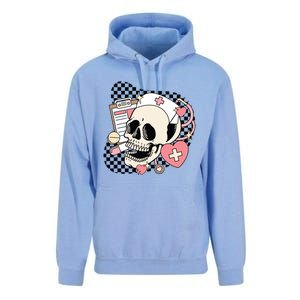 Funny Nurse Skeleton Cute Gift Unisex Surf Hoodie