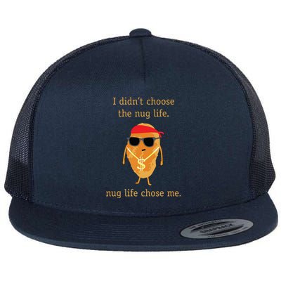 Funny Nugget Shirts Nug Life Chicken Nugget Flat Bill Trucker Hat