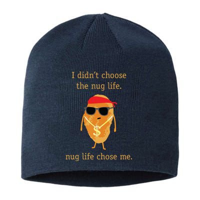 Funny Nugget Shirts Nug Life Chicken Nugget Sustainable Beanie