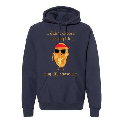 Funny Nugget Shirts Nug Life Chicken Nugget Premium Hoodie