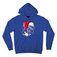 Funny Newfoundland Santa Dog Christmas Gift Hoodie