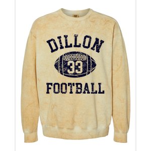 Friday Night Sport Fan Riggins Rigs Dillon 33 Football Colorblast Crewneck Sweatshirt