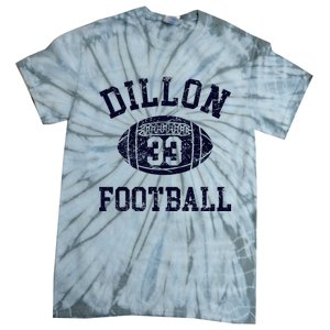 Friday Night Sport Fan Riggins Rigs Dillon 33 Football Tie-Dye T-Shirt