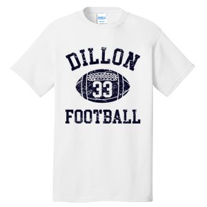 Friday Night Sport Fan Riggins Rigs Dillon 33 Football Tall T-Shirt