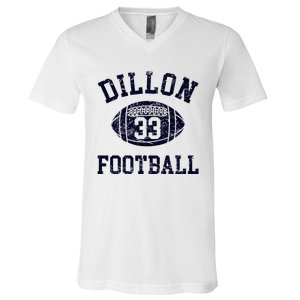 Friday Night Sport Fan Riggins Rigs Dillon 33 Football V-Neck T-Shirt