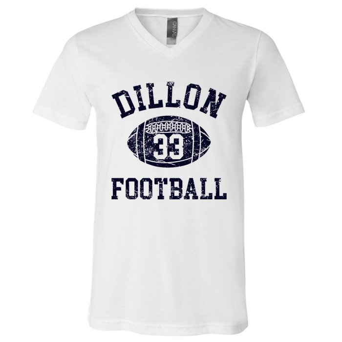 Friday Night Sport Fan Riggins Rigs Dillon 33 Football V-Neck T-Shirt