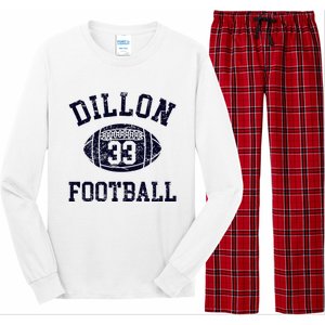 Friday Night Sport Fan Riggins Rigs Dillon 33 Football Long Sleeve Pajama Set