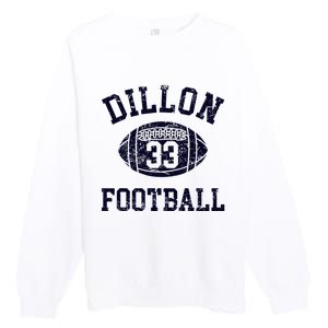 Friday Night Sport Fan Riggins Rigs Dillon 33 Football Premium Crewneck Sweatshirt