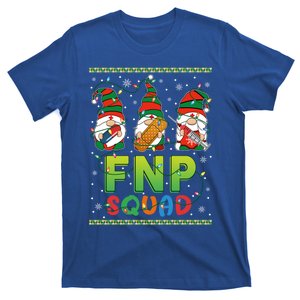 Fnp Nurse Squad Three Gnomes Christmas Gnome Nurse Xmas Gift T-Shirt