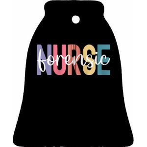 Forensic Nurse SANE Nurse Correctional Nursing Zip Hoodie Ceramic Bell Ornament