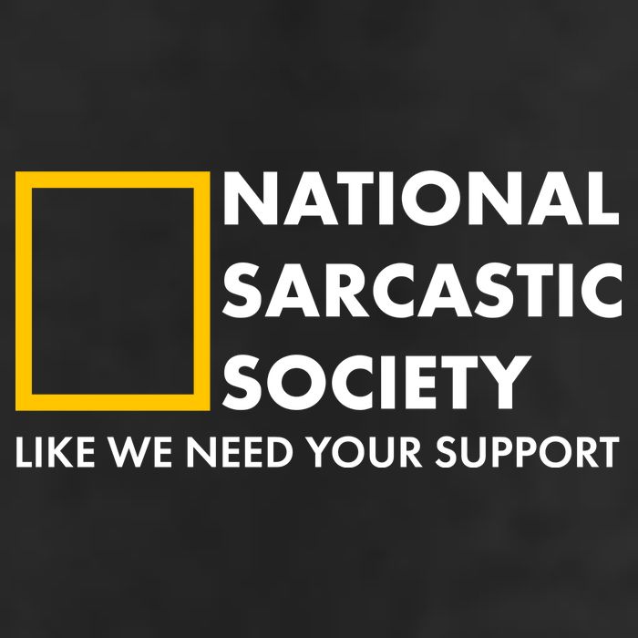 Funny National Sarcastic Society 11oz C Handle Ceramic Mug