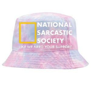 Funny National Sarcastic Society Tie-Dyed Bucket Hat