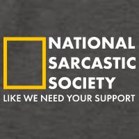 Funny National Sarcastic Society Vector Backpack