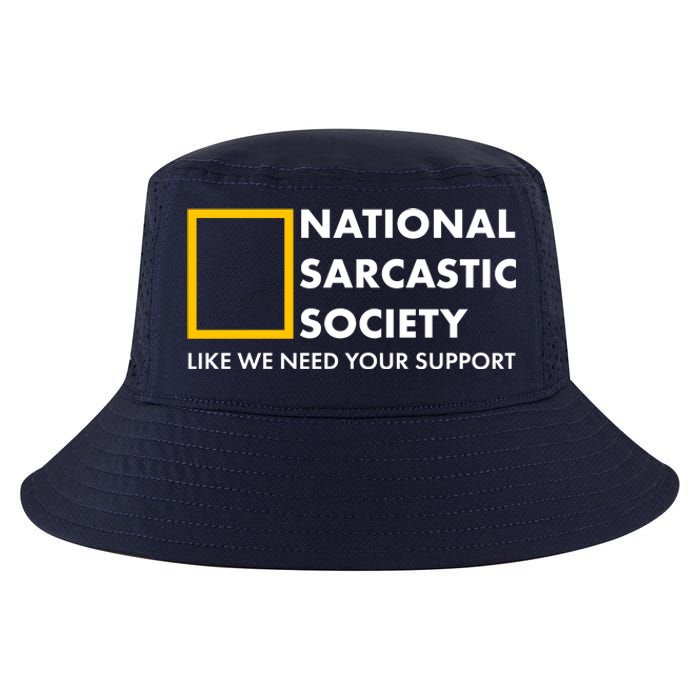 Funny National Sarcastic Society Cool Comfort Performance Bucket Hat