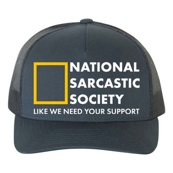 Funny National Sarcastic Society Yupoong Adult 5-Panel Trucker Hat