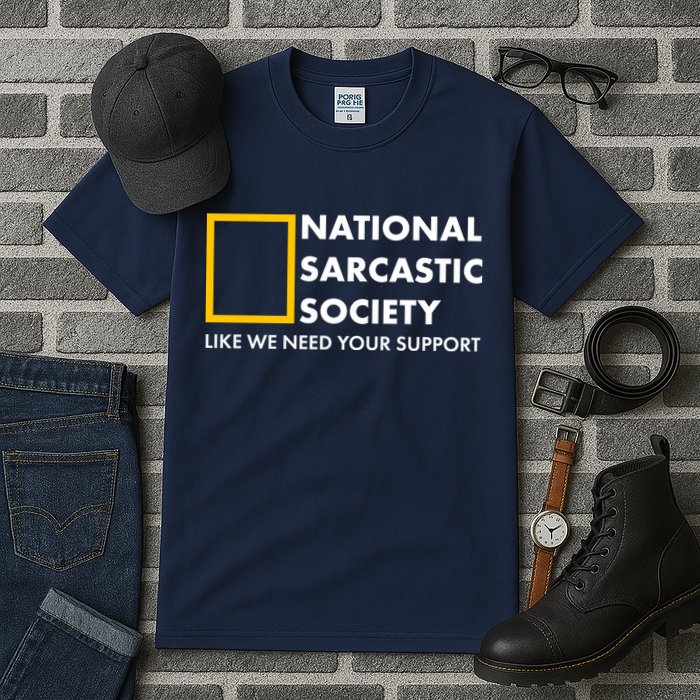 Funny National Sarcastic Society Tall T-Shirt