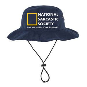 Funny National Sarcastic Society Legacy Cool Fit Booney Bucket Hat