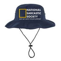 Funny National Sarcastic Society Legacy Cool Fit Booney Bucket Hat