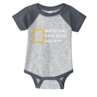 Funny National Sarcastic Society Infant Baby Jersey Bodysuit