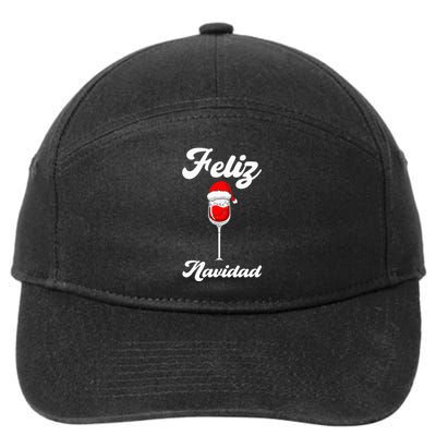 Feliz Navidad Spanish Christmas 7-Panel Snapback Hat