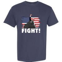 Fight Never Surrender Trump Rally Garment-Dyed Heavyweight T-Shirt