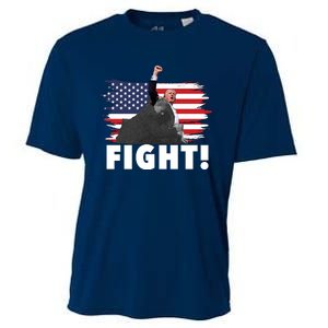 Fight Never Surrender Trump Rally Cooling Performance Crew T-Shirt