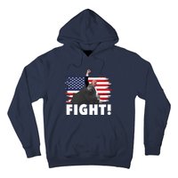 Fight Never Surrender Trump Rally Hoodie