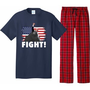 Fight Never Surrender Trump Rally Pajama Set