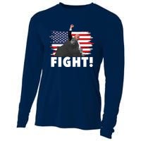 Fight Never Surrender Trump Rally Cooling Performance Long Sleeve Crew