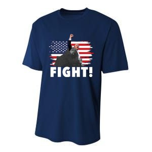 Fight Never Surrender Trump Rally Performance Sprint T-Shirt