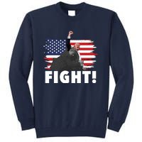 Fight Never Surrender Trump Rally Tall Sweatshirt