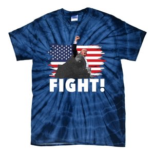 Fight Never Surrender Trump Rally Tie-Dye T-Shirt