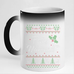 Feliz Navidad Spanish Merry Christmas 11oz Black Color Changing Mug