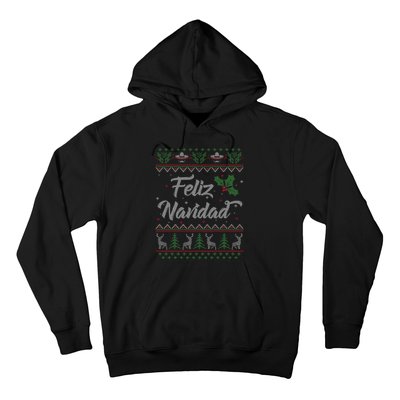 Feliz Navidad Spanish Merry Christmas Hoodie