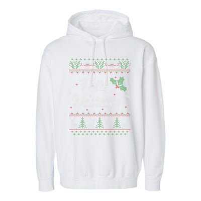 Feliz Navidad Spanish Merry Christmas Garment-Dyed Fleece Hoodie