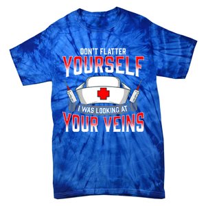 Funny Nurse Saying Hospital Nurses Quote Gift Tie-Dye T-Shirt