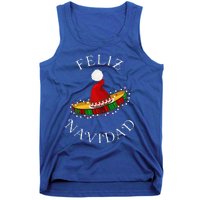 Feliz Navidad Santa Hat Sombrero Funny Christmas In Mexico Tank Top