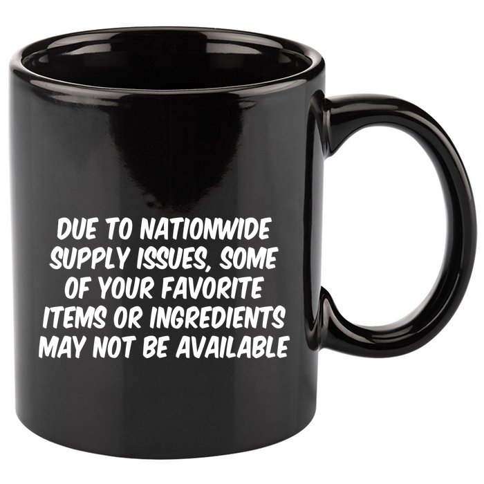 Funny Nationwide Supplies Issues 11oz C Handle Ceramic Mug