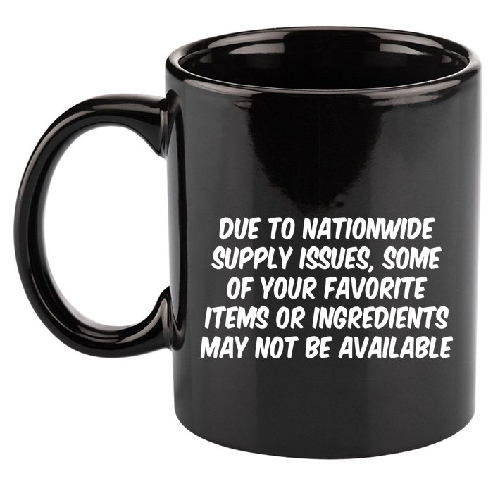 Funny Nationwide Supplies Issues 11oz C Handle Ceramic Mug