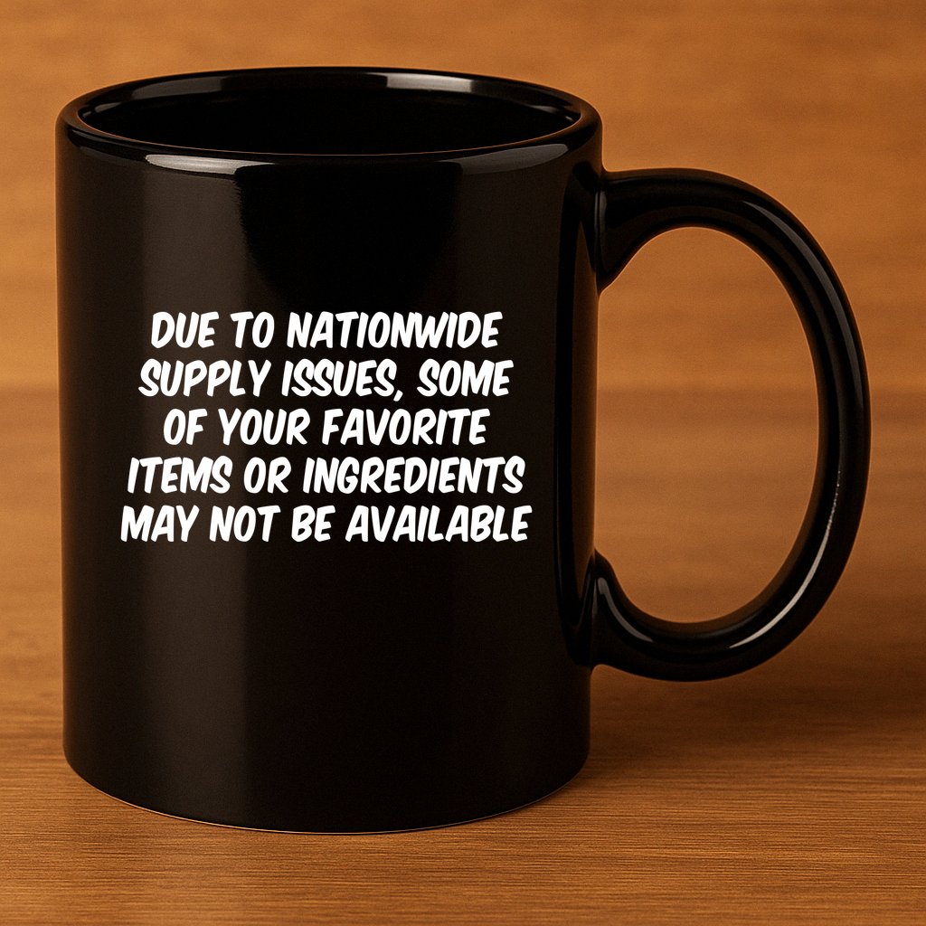 Funny Nationwide Supplies Issues 11oz C Handle Ceramic Mug