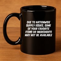 Funny Nationwide Supplies Issues 11oz C Handle Ceramic Mug