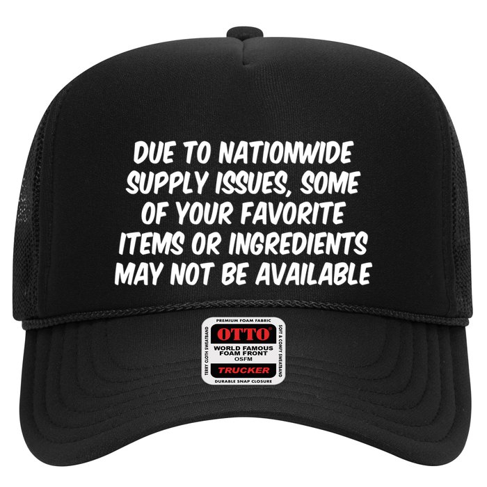 Funny Nationwide Supplies Issues Trucker Hat