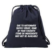 Funny Nationwide Supplies Issues Drawstring Bag