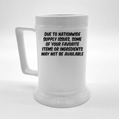 Funny Nationwide Supplies Issues Beer Stein