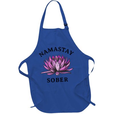 Funny Namastay Sober Na Aa 12 Step Recovery Funny Gift Funny Gift Apron
