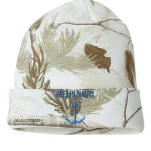 Feelin Nauti Sailing Funny Kati Licensed 12" Camo Beanie