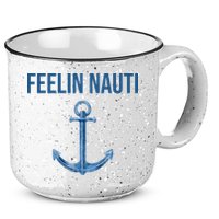 Feelin Nauti Sailing Funny 15oz Campfire Ceramic Mug