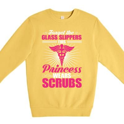 Funny Nurse Saying Gift For Nursing Professionals And Students Gift Premium Crewneck Sweatshirt