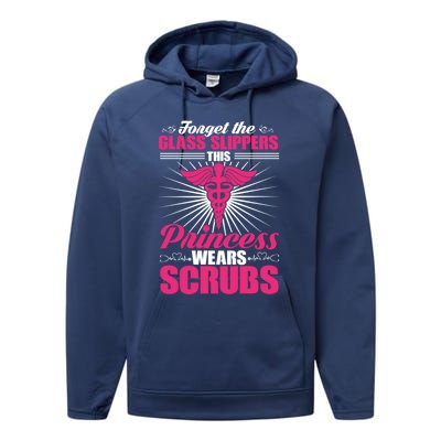 Funny Nurse Saying Gift For Nursing Professionals And Students Gift Performance Fleece Hoodie