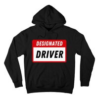 Funny Name Tag Designated Driver Adult Party Drinking Tee Hoodie